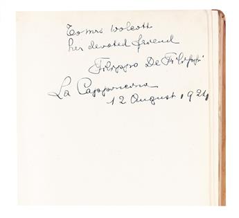 FILIPPI, FILIPPO DE.  Storia della Spedizione Scientifica Italiana nel Himàlaia Caracorùm e Turchestàn Cinese.  1924.  Inscribed.